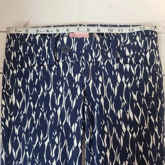 Lilly Pulitzer Sz 0 "New School" Crop Capri Pants - Picture 11 of 12